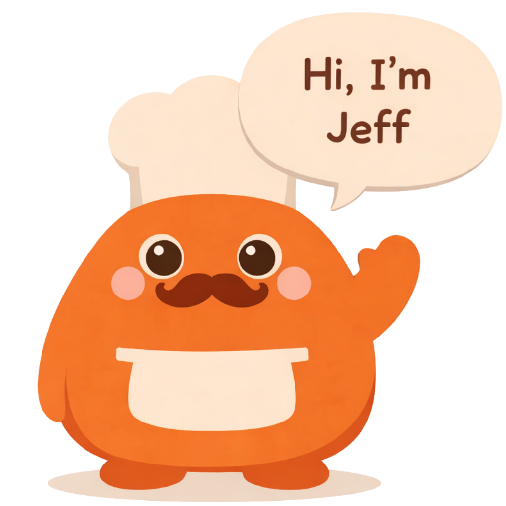 Jeff the Suppr mascot waving hello